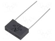 Capacitor: polypropylene; R73; 1nF; 1.6kVDC; 450VAC; 18x5x11mm; THT KEMET