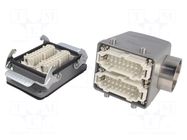 Connector: HDC; male + female; GWconnect; PIN: 32; 16A; 500V; angled MOLEX