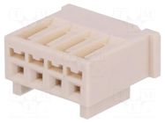 Connector: wire-wire/PCB; plug; female; PIN: 4; Mini-Latch; 2.5mm MOLEX