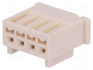 Connector: wire-wire/PCB; plug; female; PIN: 4; Mini-Latch; 2.5mm MOLEX