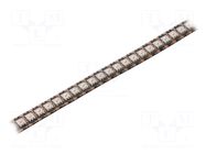 Programmable LED tape; RGB; 5050; LED/m: 144; 12mm; IP65; 140°; 5VDC WORLDSEMI