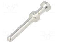 Contact; male; copper alloy; silver plated; 1mm2; crimped; 16A HARTING