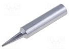 Tip; narrow spade; 0.8x0.4mm; for  soldering iron WELLER