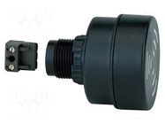 Signaller: sound; 22mm; -20÷50°C; Ø22.5mm; IP65; 24VAC; 24VDC WERMA