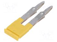 Comb bridge; yellow WEIDMÜLLER