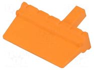Secondary lock; male; PIN: 12; orange; DTM DEUTSCH