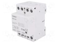 Contactor: 4-pole installation; 63A; 24VAC,24VDC; NO x4 ISKRA