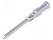 Contact; male; copper alloy; silver plated; 0.14÷0.37mm2; crimped HARTING