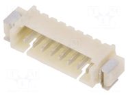 Connector: wire-board; socket; male; PIN: 8; 1A; Urated: 125V; SMT JOINT TECH