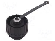 Protection cover; IP65,IP67; Application: female connectors AMPHENOL