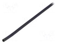 Insulating tube; PVC; black; -20÷125°C; Øint: 1.5mm; L: 10m; UL94V-0 SIGI