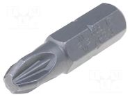 Screwdriver bit; Pozidriv®; PZ3; Overall len: 25mm WERA