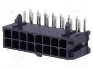 Connector: wire-board; socket; male; PIN: 16; Micro-Fit 3.0; THT MOLEX