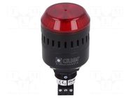 Signaller: lighting-sound; 24VDC; 24VAC; LED; red; IP65; Ø45x83mm AUER SIGNAL