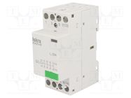 Contactor: 4-pole installation; 25A; 24VAC; NO x4 ISKRA