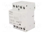 Contactor: 4-pole installation; 63A; 230VAC,220VDC; NO x4; IK ISKRA