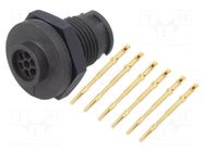 Connector: circular; socket; female; 3A; 125V; PIN: 6; EN2; soldering SWITCHCRAFT