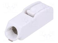 Connector: plug-in; LED Light; 2060; 9A; 320V; SMT; tinned; white WAGO