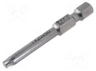 Screwdriver bit; Torx®; TX20; 1/4"; Overall len: 50mm WERA
