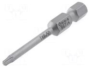 Screwdriver bit; Torx®; TX08; Overall len: 50mm WERA