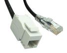 ENET CABLE, CAT5E, RJ45 JACK-PLUG, 10FT