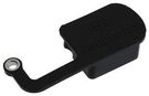 DUST COVER, SILICONE RUBBER, BLACK