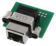 RUGGED RJ45 JACK, R/A 8P8C, 1PORT, TH