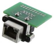 RUGGED RJ45 JACK, R/A 8P8C, 1PORT, TH