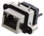 RUGGED RJ45 JACK, 8P8C, 1PORT, TH