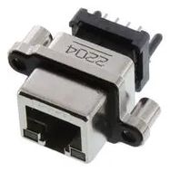 RUGGED RJ45 JACK, 8P8C, 1PORT, TH