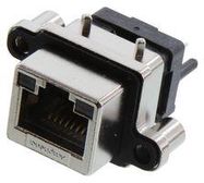 RUGGED RJ45 JACK, 8P8C, 1PORT, TH