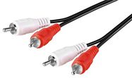 Stereo RCA Cable 2x RCA, 10 m - 2 RCA male (audio left/right) > 2 RCA male (audio left/right)