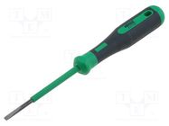 Screwdriver; slot; 3,5x0,5mm; Blade length: 75mm 