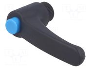 Lever; adjustable; Thread len: 20mm; Lever length: 78mm; -30÷130°C ELESA+GANTER