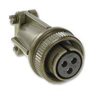 CIRCULAR CONNECTOR, PLUG, SIZE 16-10, 3 POSITION, CABLE