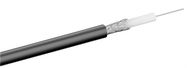RG-58 Coaxial Cable, Double Shielded, black, 100 m - double shielded coax cable for e. g. radio transmissions