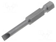 Screwdriver bit; slot; 4,0x0,5mm; Overall len: 50mm; PROFESSIONAL WIHA