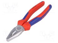 Pliers; universal; 200mm; for bending, gripping and cutting KNIPEX