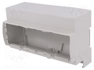 Enclosure: for DIN rail mounting; Y: 90.5mm; X: 142.3mm; Z: 62mm 