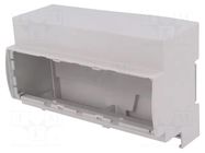 Enclosure: for DIN rail mounting; Y: 90.5mm; X: 142.3mm; Z: 62mm ITALTRONIC