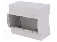 Enclosure: for DIN rail mounting; Y: 90.5mm; X: 106.3mm; Z: 62mm 