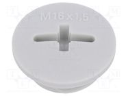 Stopper; M16; 1.5; IP54; polyamide; light grey; SKINDICHT®; 7mm LAPP