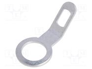 Tip: solder lug ring; 0.5mm; M4; Ø: 4.3mm; screw; angled 45° OSTERRATH