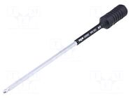 Holder; HEX 1/4"; Overall len: 162mm; Mounting: hexagonal 6mm; ESD WIHA