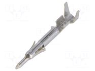 Contact; male; Mini Universal MATE-N-LOK; brass; tinned; bulk TE Connectivity