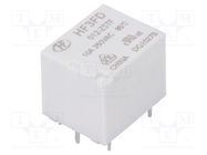 Relay: electromagnetic; SPDT; Ucoil: 12VDC; 10A; 10A/250VAC; PCB HONGFA RELAY