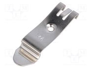 Fixation snap lock; Width: 14mm; TS35; Thread: M4; DIN TS35  rail WEIDMÜLLER