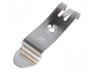 Fixation snap lock; Width: 14mm; TS35; Thread: M4; DIN TS35  rail WEIDMÜLLER