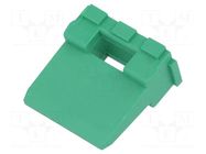 Secondary lock; male; PIN: 6; green; DT DEUTSCH