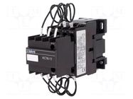 Contactor: 3-pole; for DIN rail mounting; Uoper: 240VAC,440VAC ISKRA